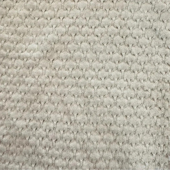 Ted Baker London White Knit Sweater Crew Neck Cotton Cashmere 3/4 Sleeve 2 - Picture 9 of 11